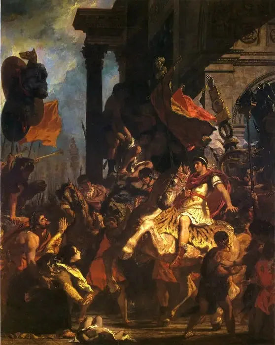 Trajan'ın Adaleti - Eugène Delacroix