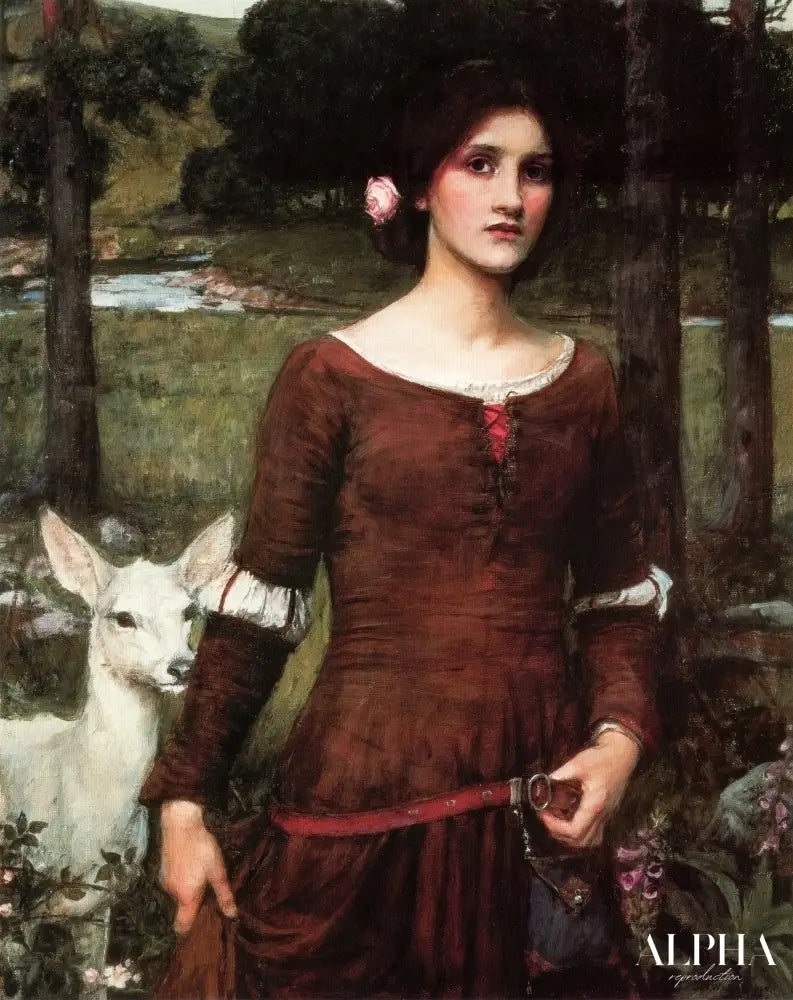 La Lady Clare - John William Waterhouse Reproductions de tableaux à la peinture à l’huile