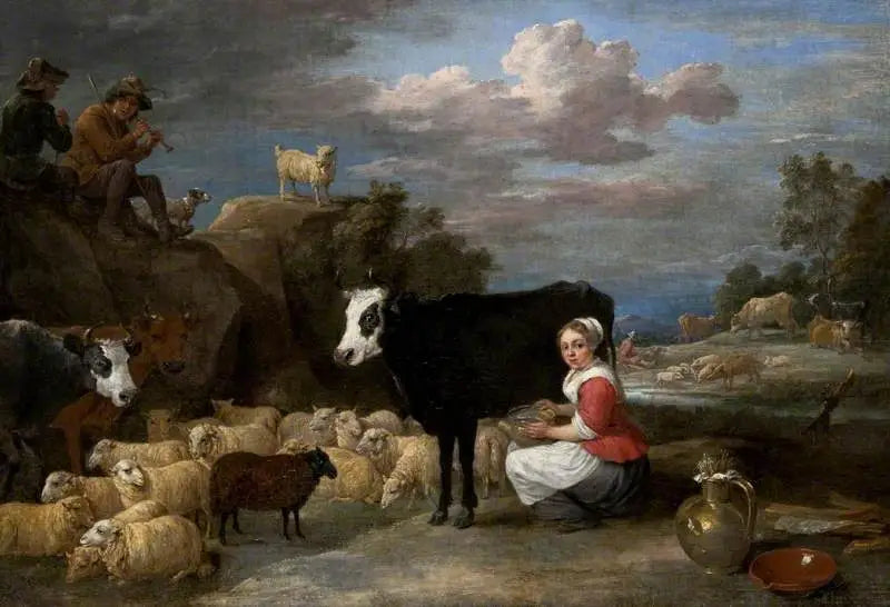 Laitière - David Teniers Genç