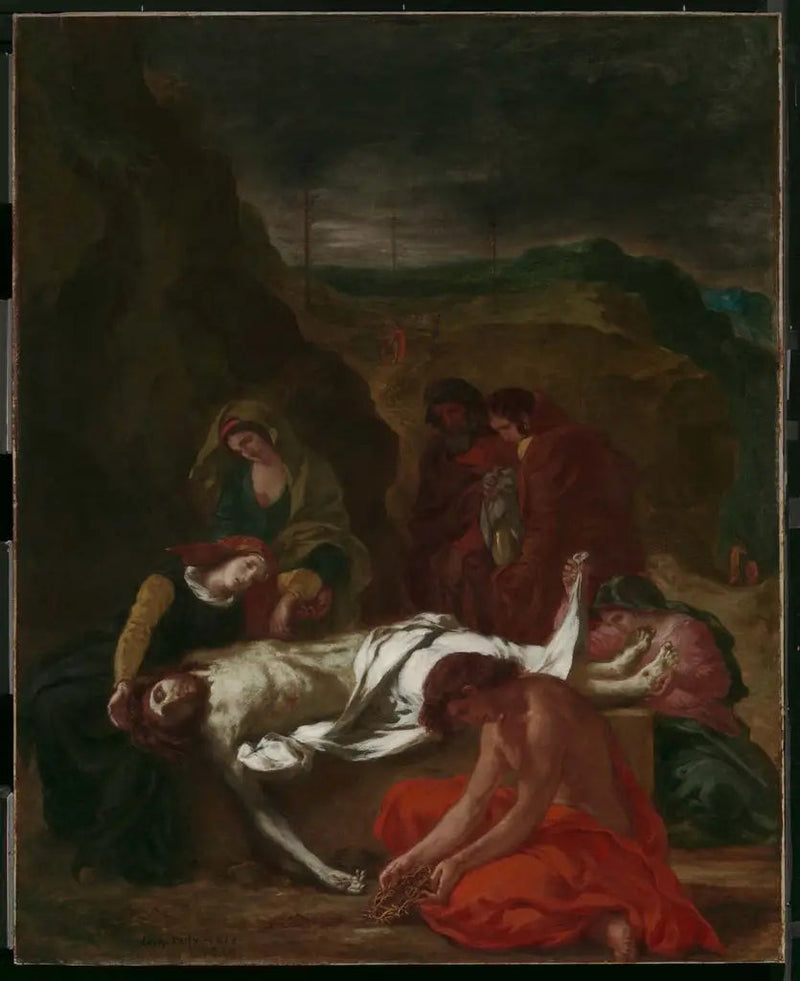 Yas Tutma (Christ'in Mezarı) - Eugène Delacroix