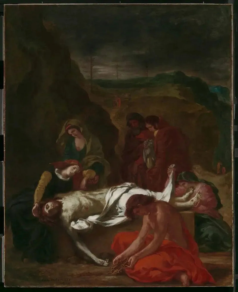 Yas Tutma (Christ'in Mezarı) - Eugène Delacroix
