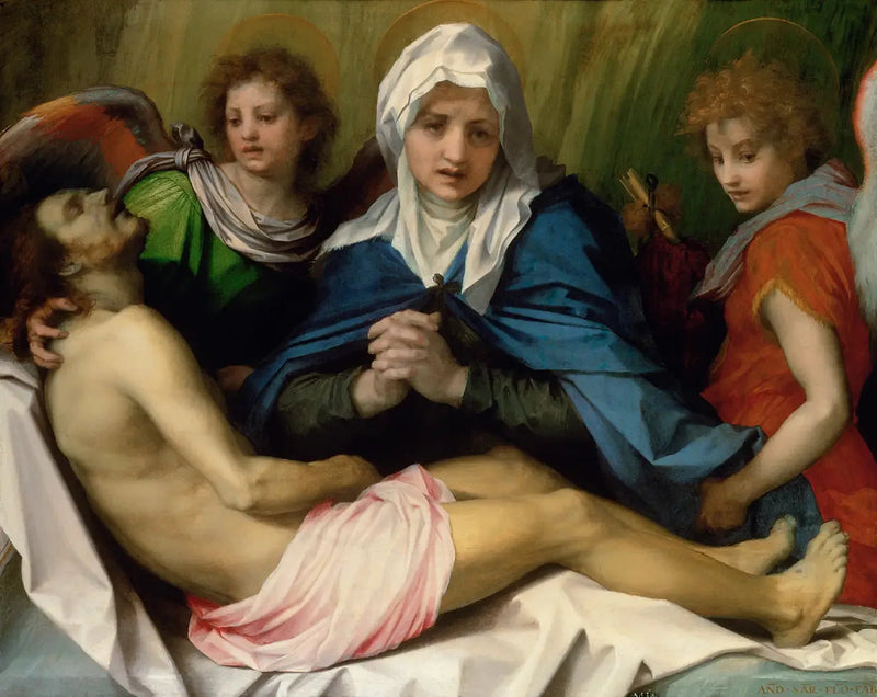İsa'nın Ölümünden Sonra Vücut Üzerine Ağıt - Andrea del Sarto