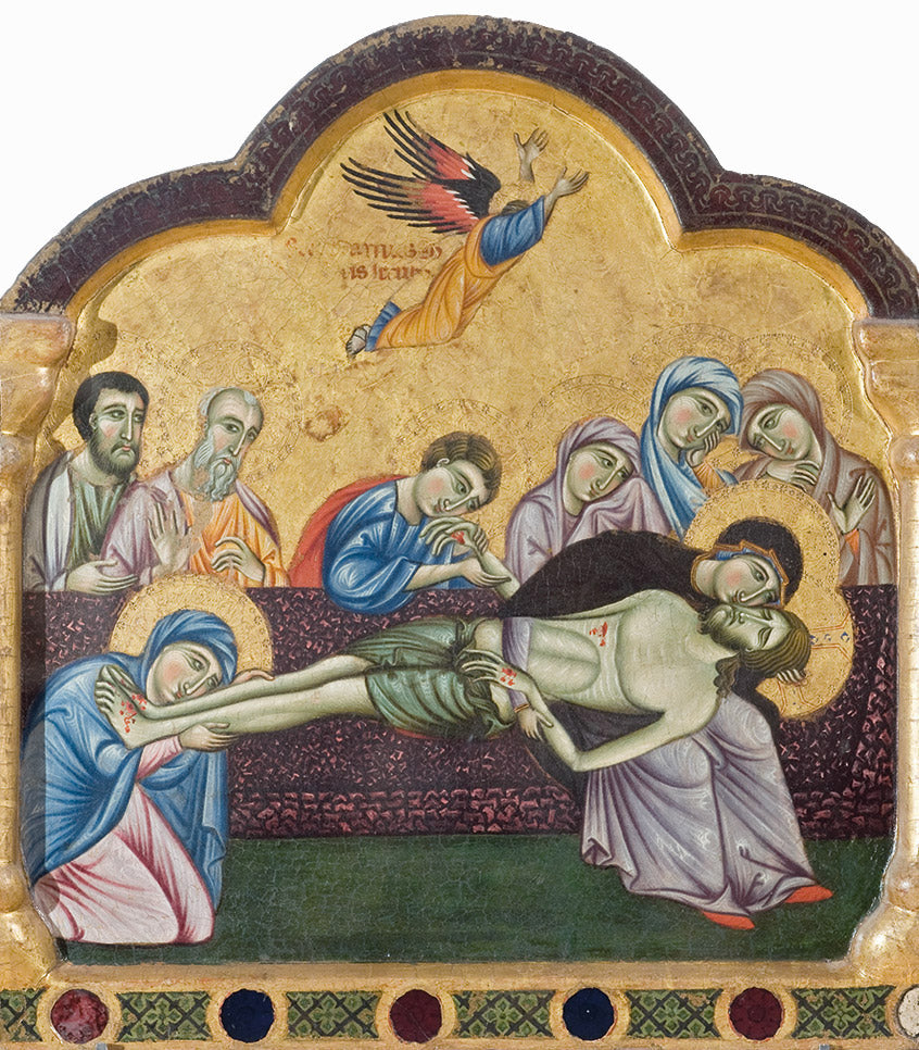La lamentation sur le corps du Christ mort - Master of Saint Francis - Alpha Reproduction
