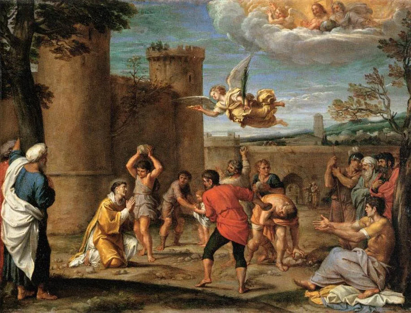 Saint Stephen'in Taşlanması - Annibale Carracci