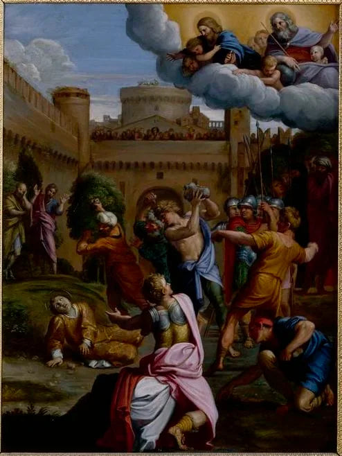Saint Etienne'in Taşlanması - Domenichino