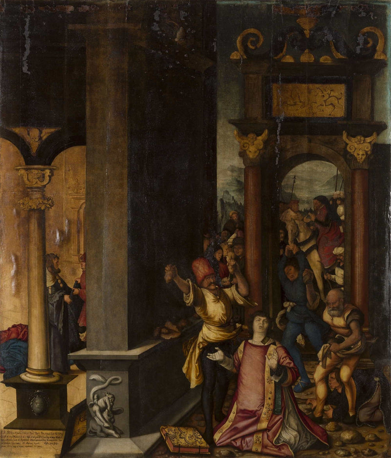 Saint Stephen'in Taşlanması - Hans Baldung Grien