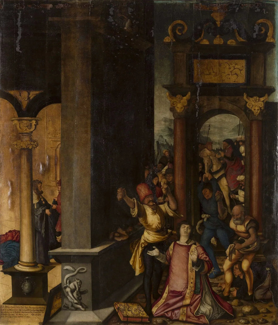 Saint Stephen'in Taşlanması - Hans Baldung Grien