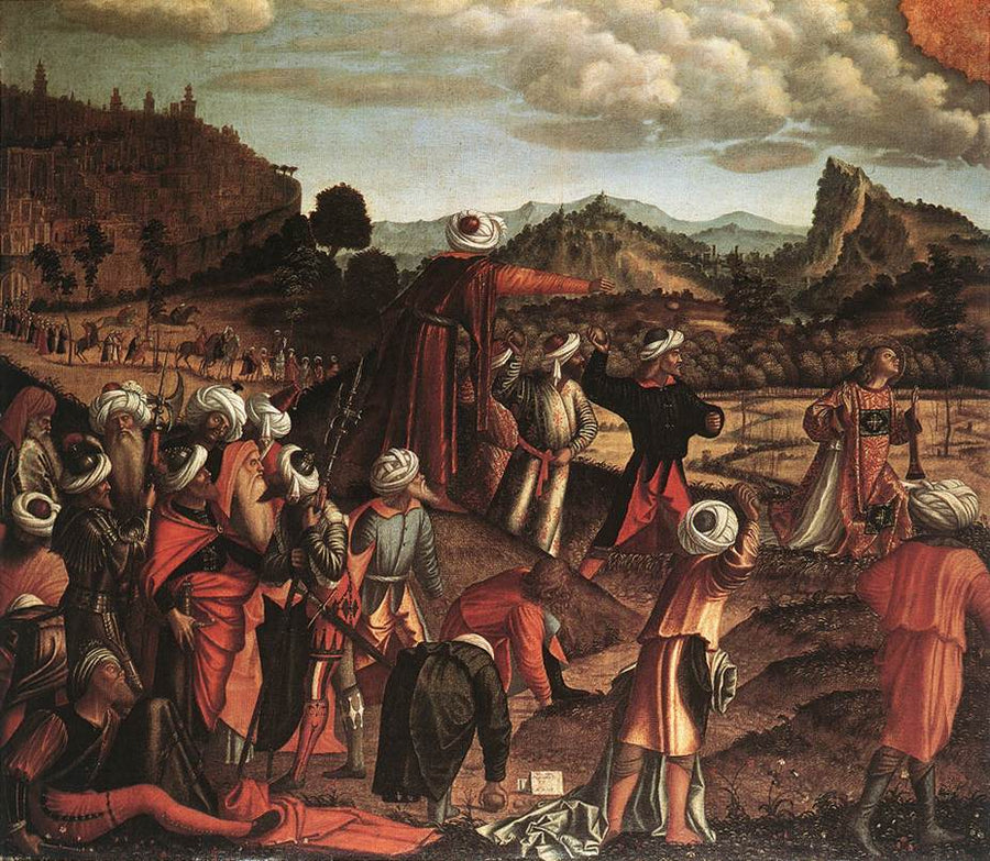 Aziz Stefan'ın Taşlanması - Vittore Carpaccio
