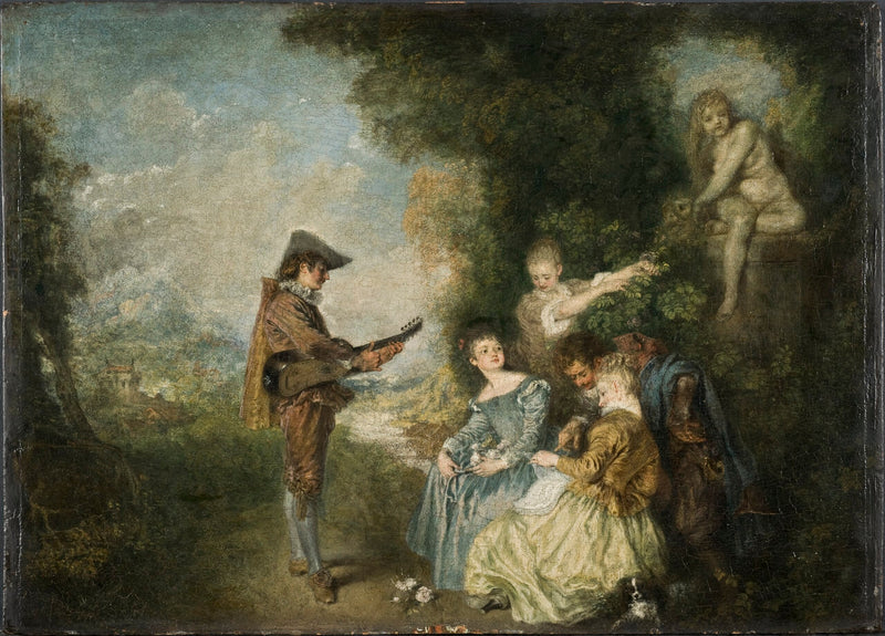Aşk Dersi - Antoine Watteau