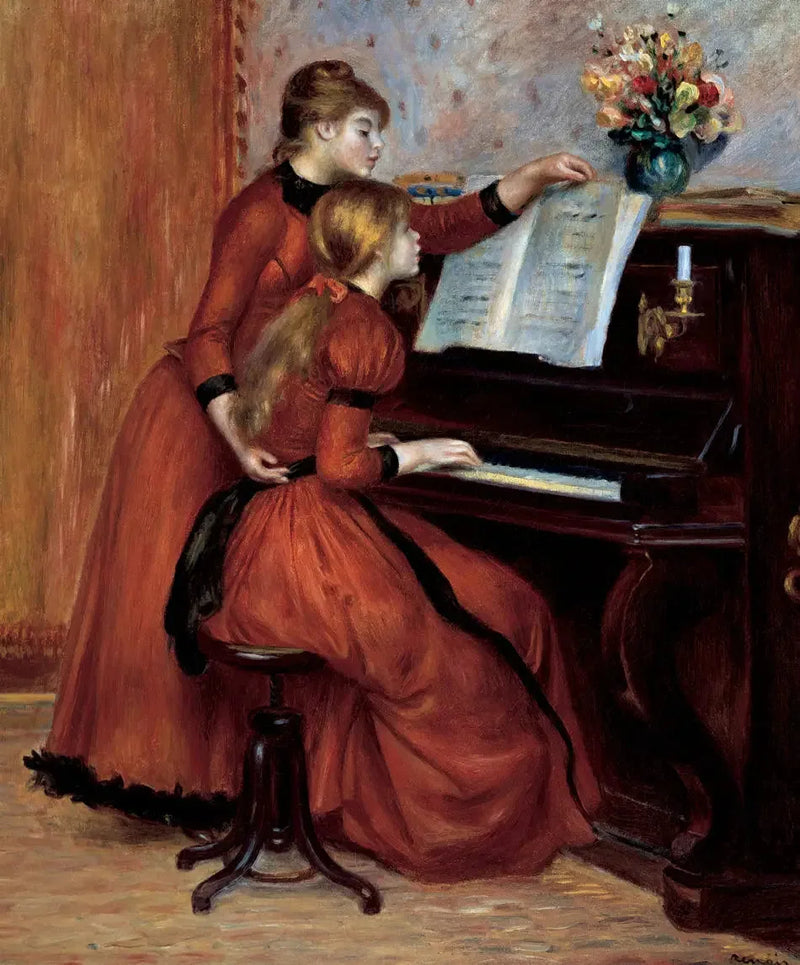 Piyano Dersi - Pierre-Auguste Renoir