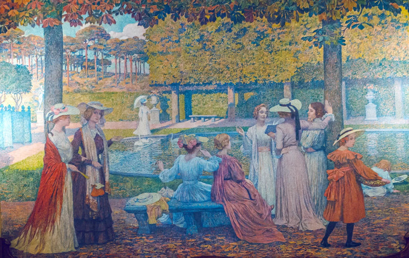 Parkta Okuma - Théodore van Rysselberghe