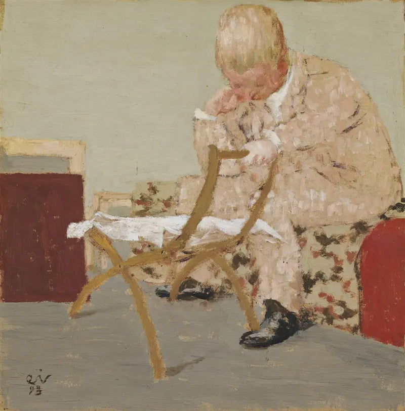 Gazete Okuma - Édouard Vuillard