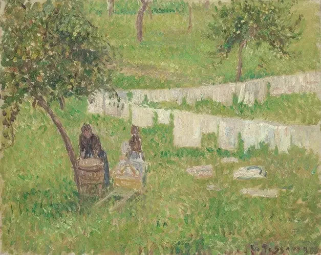 Éragny'deki Çamaşır - Camille Pissarro