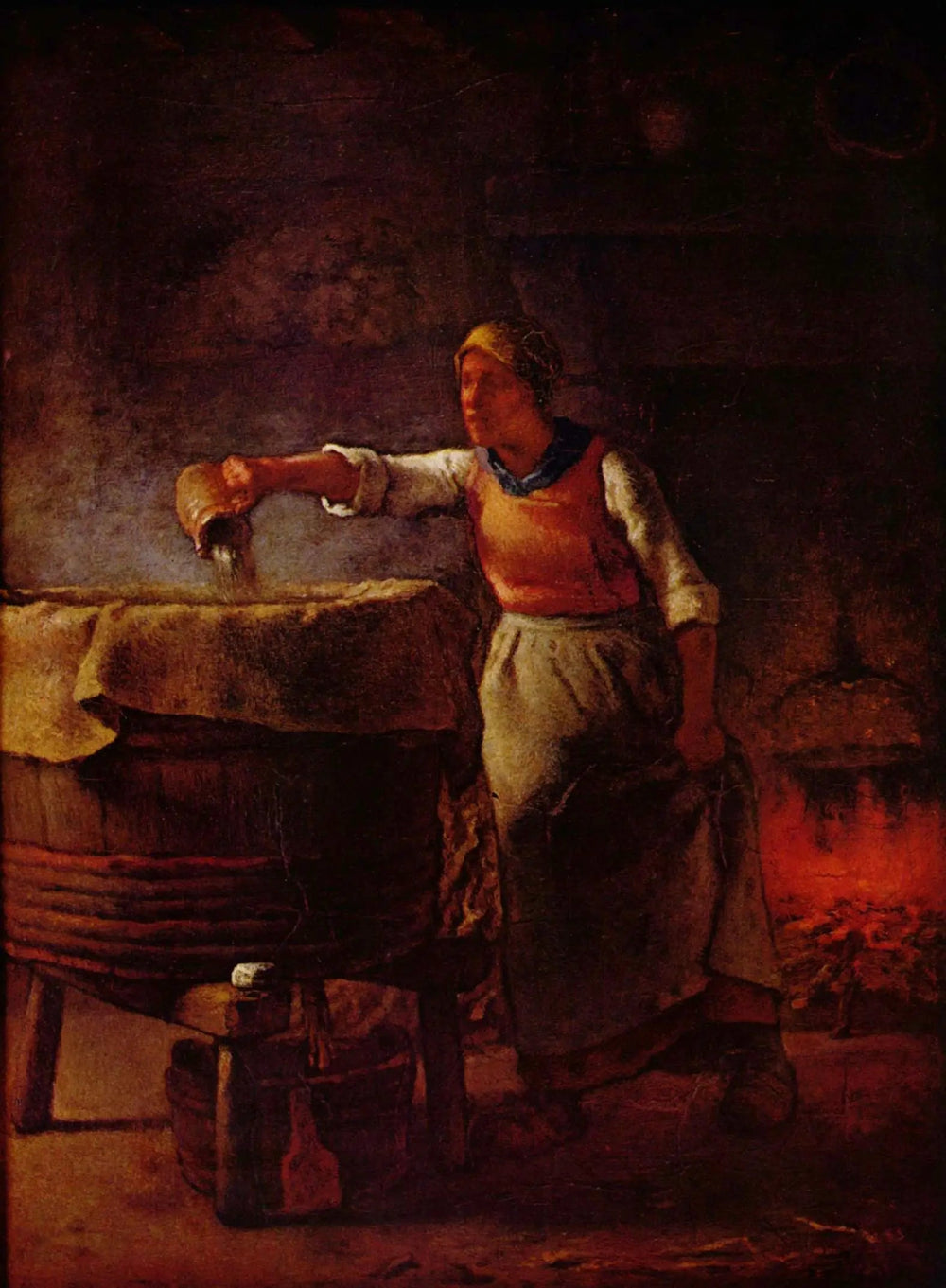 La Lessiveuse - Jean-François Millet - Alpha Reproduction