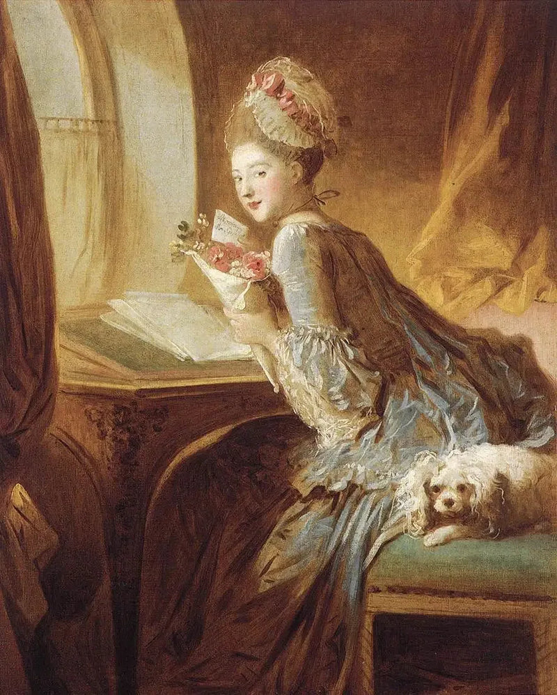 Aşk Mektubu - Jean-Honoré Fragonard