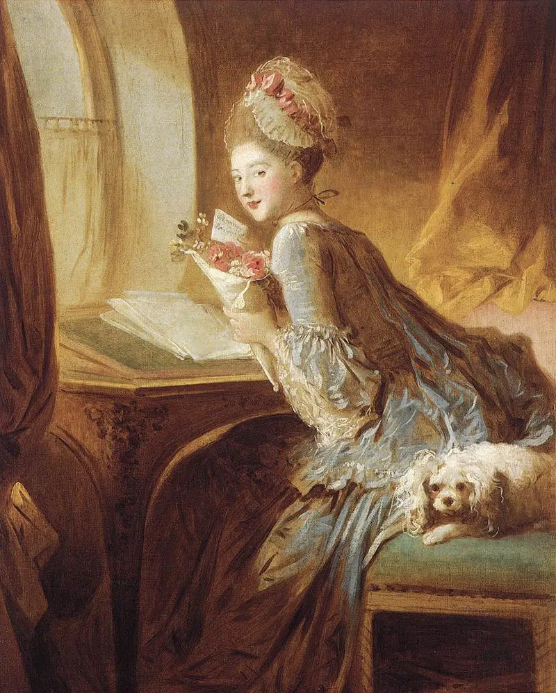Aşk Mektubu - Jean-Honoré Fragonard