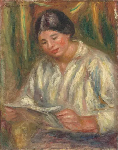 Beyaz Okuyucu - Pierre-Auguste Renoir