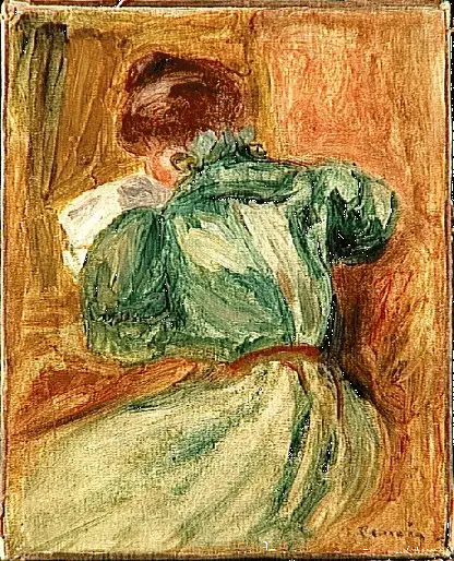 Yeşil Okuyucu - Pierre-Auguste Renoir