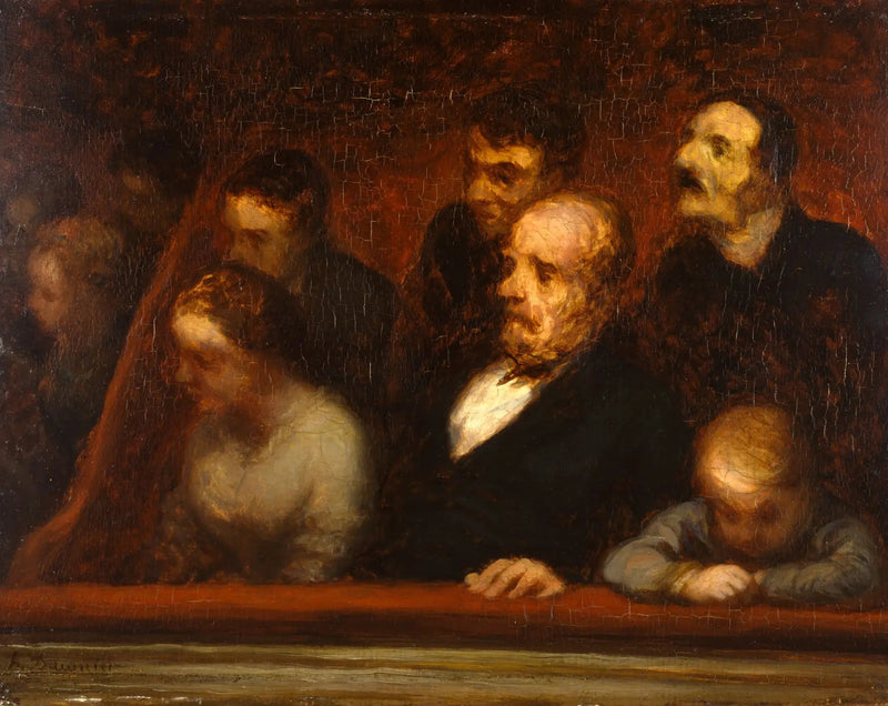 La Loge (Tiyatro Kulübesinde) - Honoré Daumier