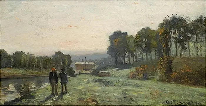Bougival'deki Marly Makinesi - Camille Pissarro