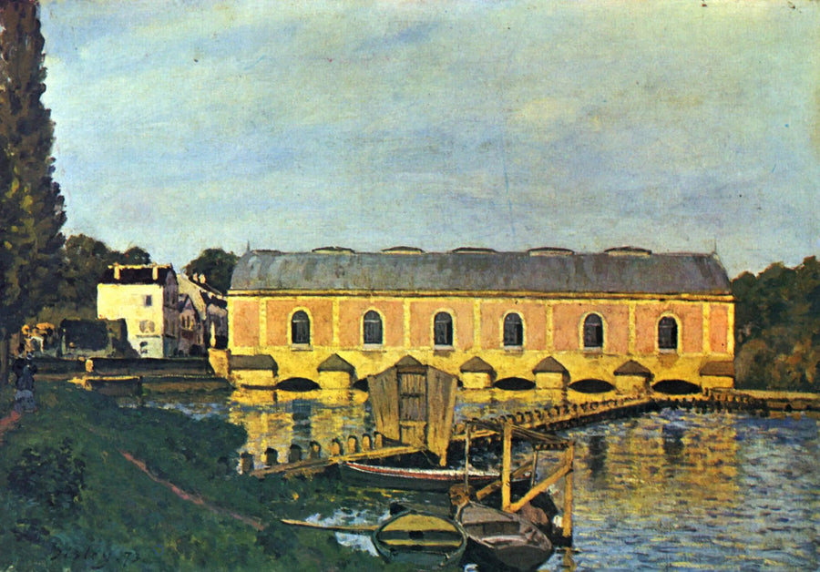 Marly Makinesi - Alfred Sisley
