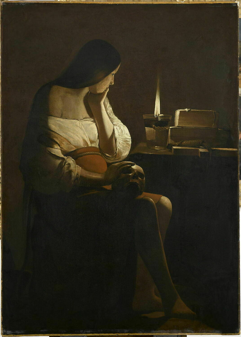 La Madeleine ve Gece Lambası - Georges de La Tour