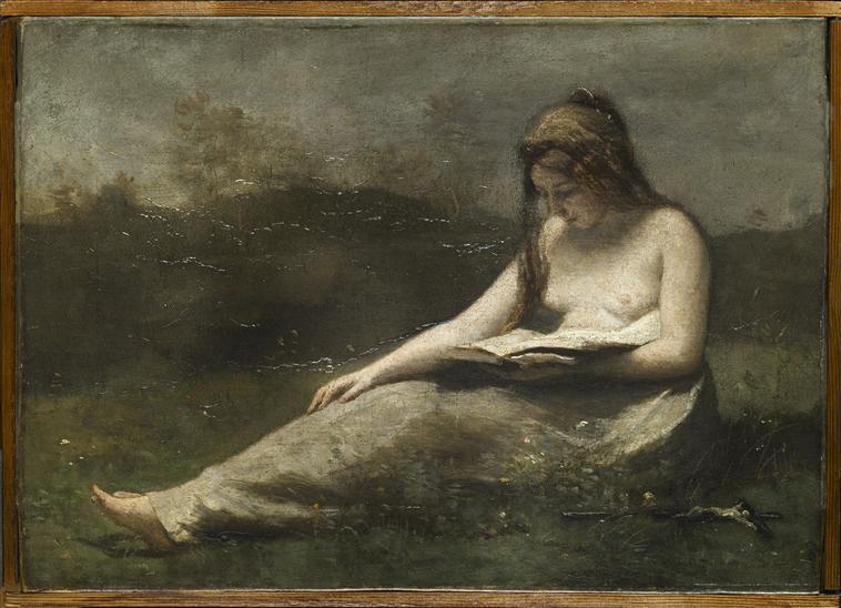 La Madeleine lisant - Jean-Baptiste Camille Corot