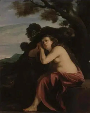 La Madeleine penitent dans un paysage - Artemisia Gentileschi
