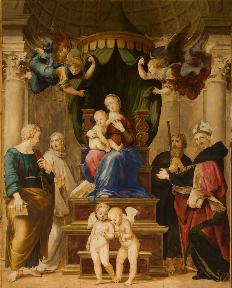 Baldakindeki Madonna - Raphael Sanzio