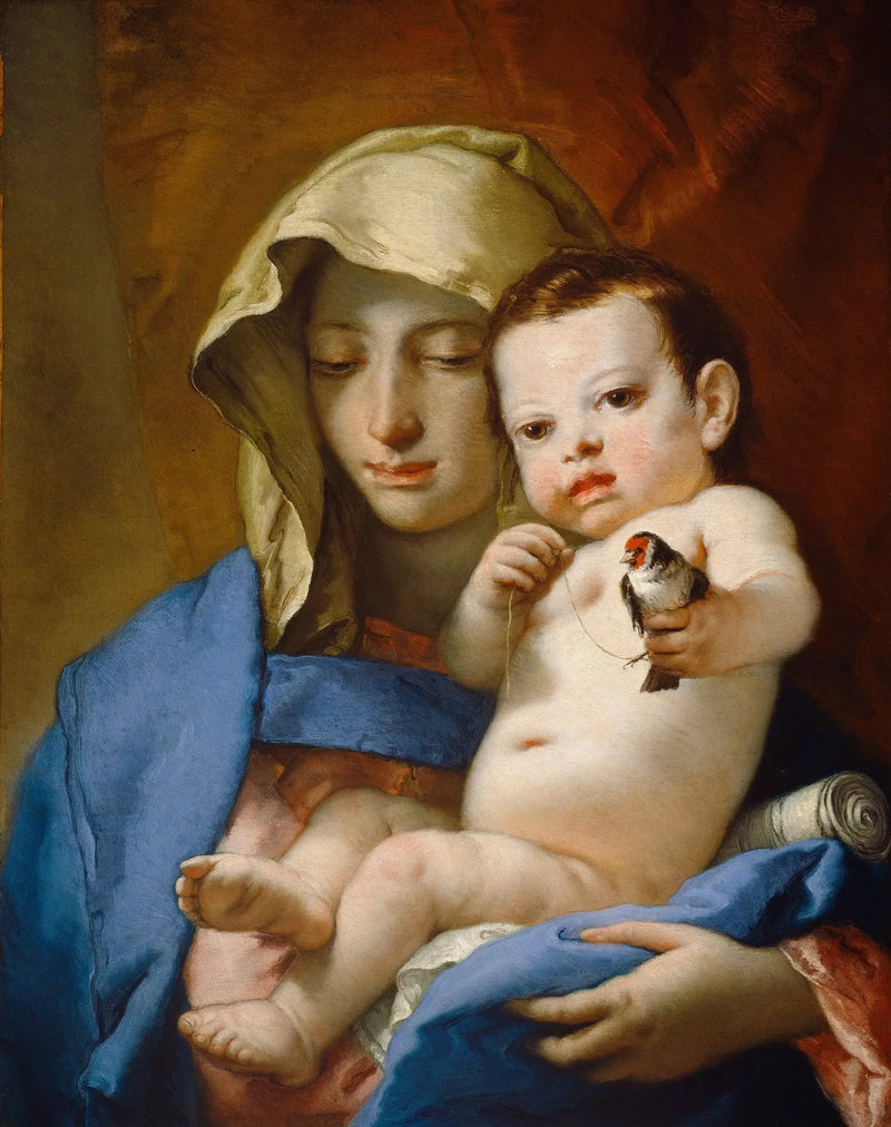 Madonna ve Serçe - Giovanni Battista Tiepolo