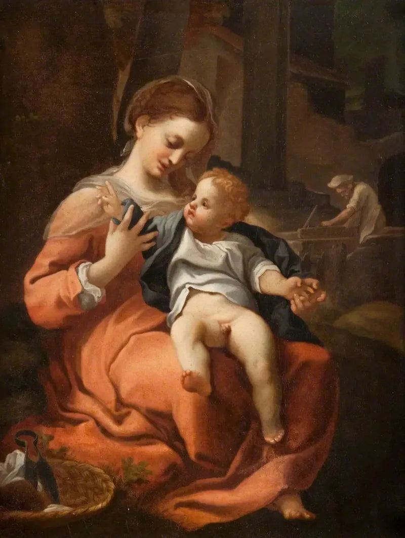 Madonna ve Sepet - Antonio da Correggio