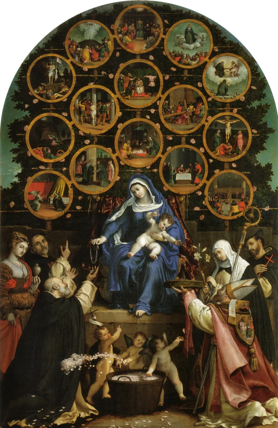 Rosenkranz Meryem Ana - Lorenzo Lotto