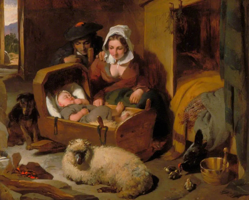 Highlands bir çobanın evi - Edwin Henry Landseer