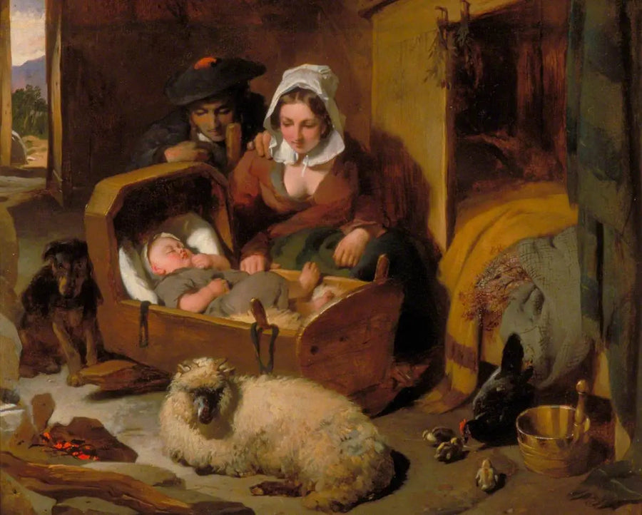 Highlands bir çobanın evi - Edwin Henry Landseer