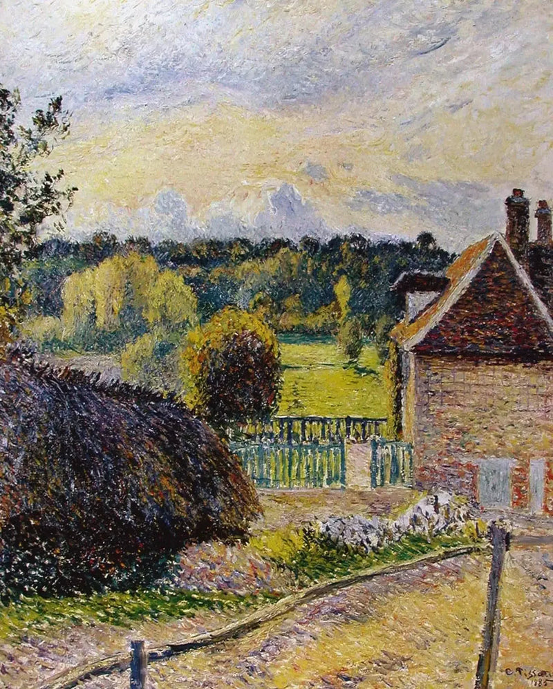 Éragny'deki Delilik Evi - Camille Pissarro