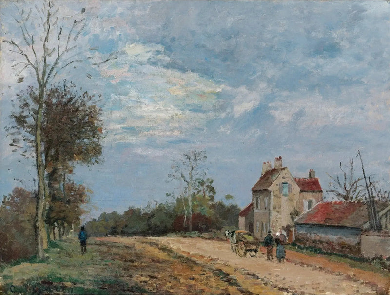 Bay Musy'nin Evi, Marly Yolu, Louveciennes - Camille Pissarro