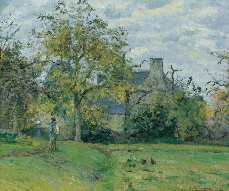 Montfoucault'daki Piette Evi - Camille Pissarro