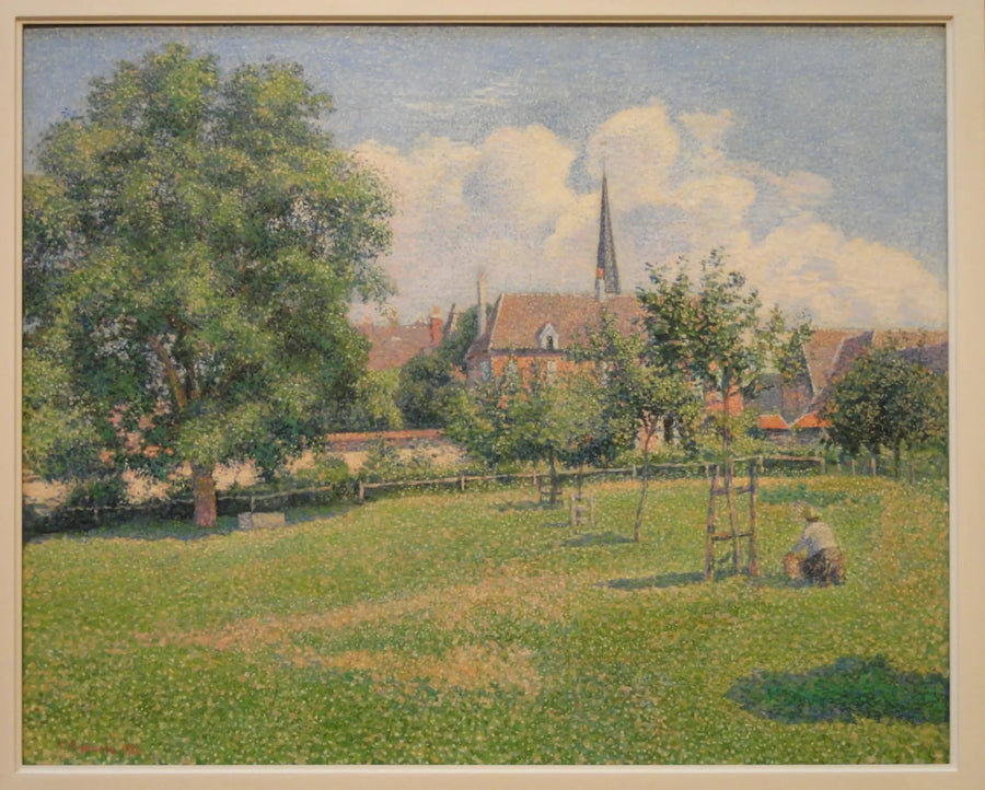 Sağır Kadın Evi ve Éragny Çan Kulesi - Camille Pissarro