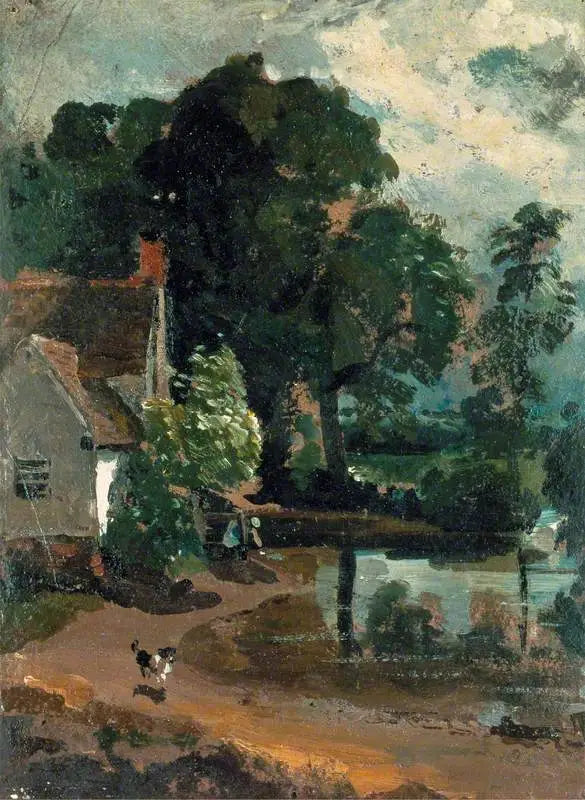 Flatford değirmenine yakın Willy Lott Evi - John Constable