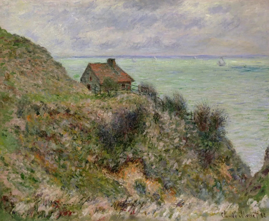 Balıkçının Evi, kapalı hava - Claude Monet