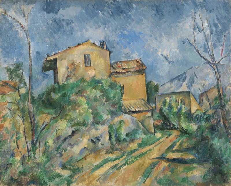 Kara Şato yolundaki Maria Evi - Paul Cézanne