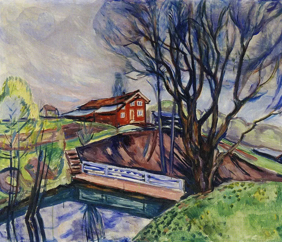 Kırmızı Ev - Edvard Munch