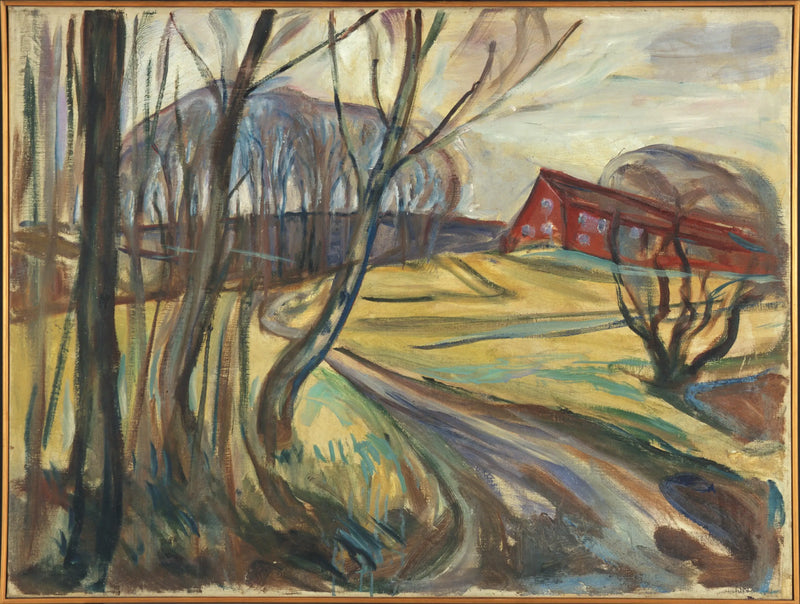 Kırmızı Ev - Edvard Munch