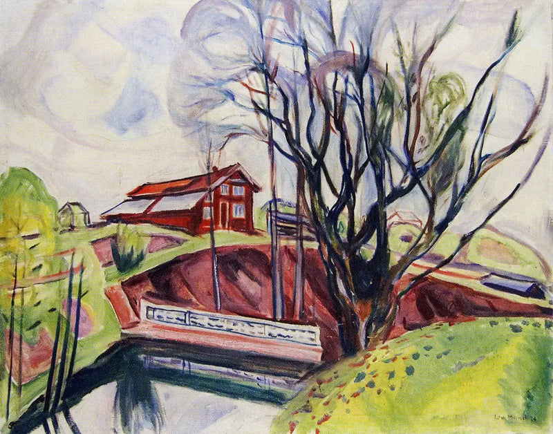 Kırmızı Ev - Edvard Munch