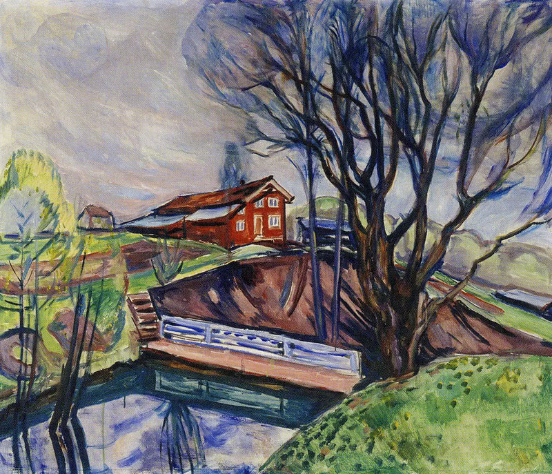 Kırmızı Ev - Edvard Munch