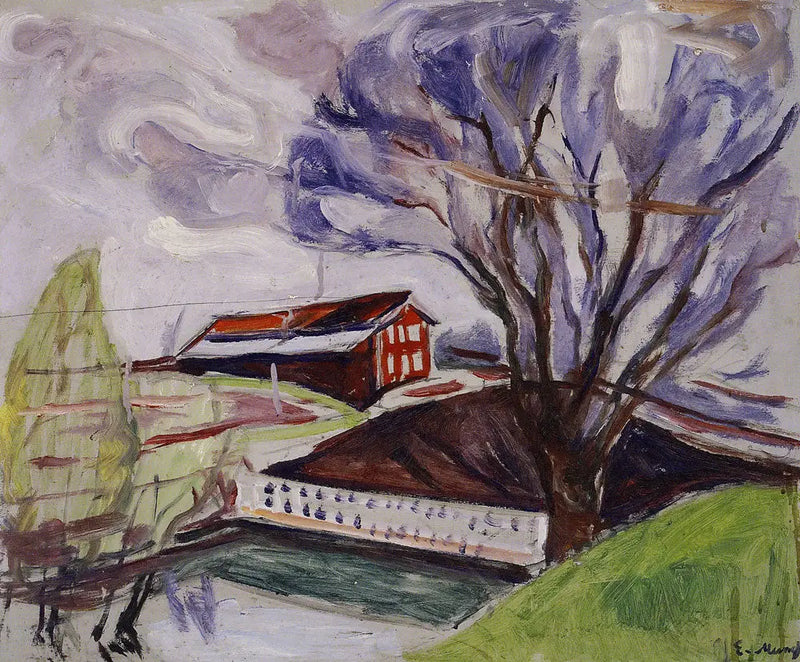Kırmızı Ev - Edvard Munch