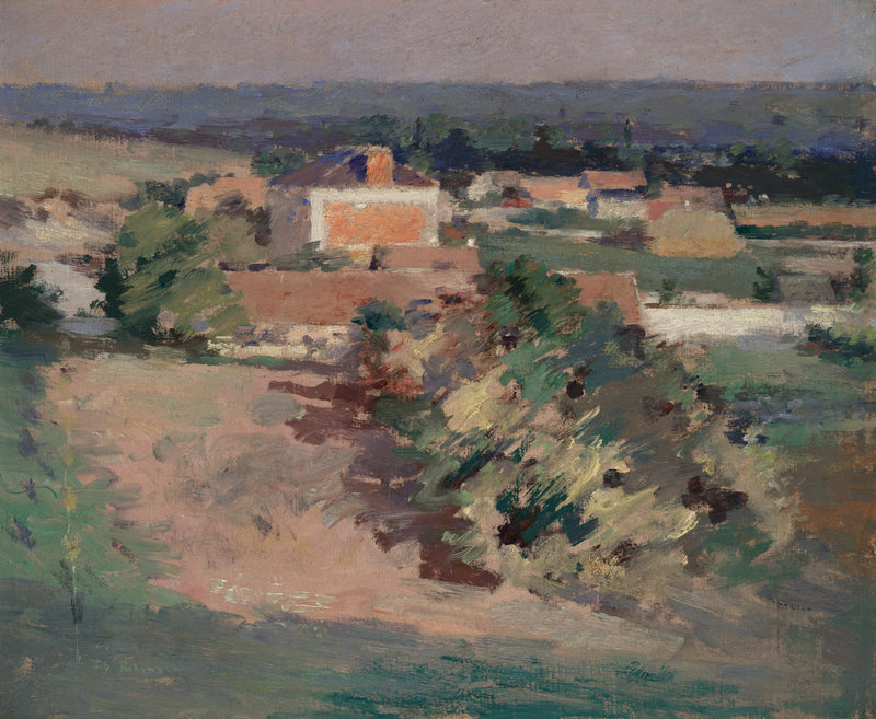La Maison Rouge - Theodore Robinson