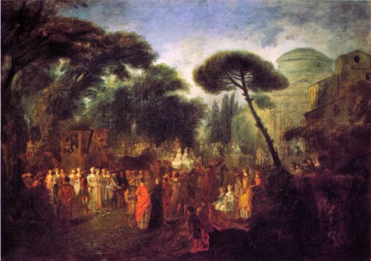 Köy Gelini - Antoine Watteau