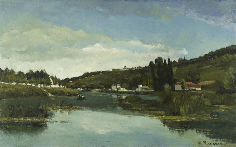 Chennevières'de La Marne - Camille Pissarro