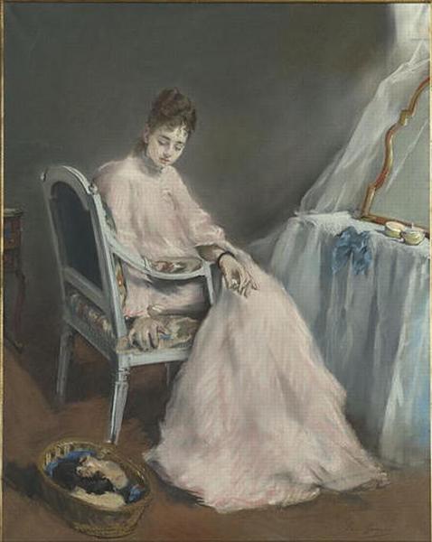 La Matinée Rose - Eva Gonzalès